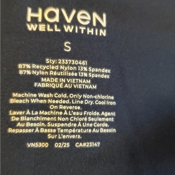 Talbots Haven Well Within Balance Navy Blue Jogger Pants. Small. - Picture 4 of 5